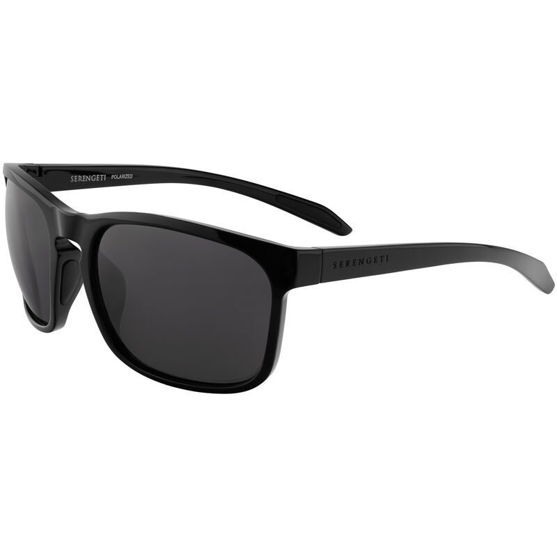 CARSON SMALL, Shiny Black-Mineral Polarized Smoke Cat 2 to 3, hi-res image number null